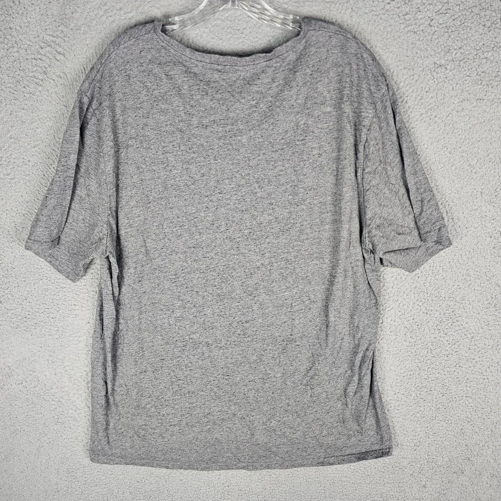 Free Fly Henley Shirt Mens 2XL Gray Bamboo Blend Short Sleeve FF-061621